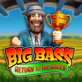Official Slots logo: Big Bass Return to the Races by Pragmatic Play at SkyHills Casino