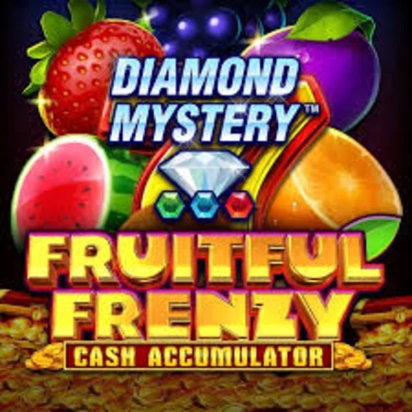 Diamond Mystery Fruitful Frenzy Cash Accumulator by Greentube, showcased at skyhillsonline.com – game logo
