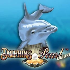 Dolphins Pearl Deluxe by Novomatic, showcased at skyhillsonline.com – game logo