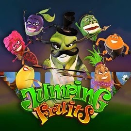 Jumping Fruits logo by Wazdan SkyHills Casino